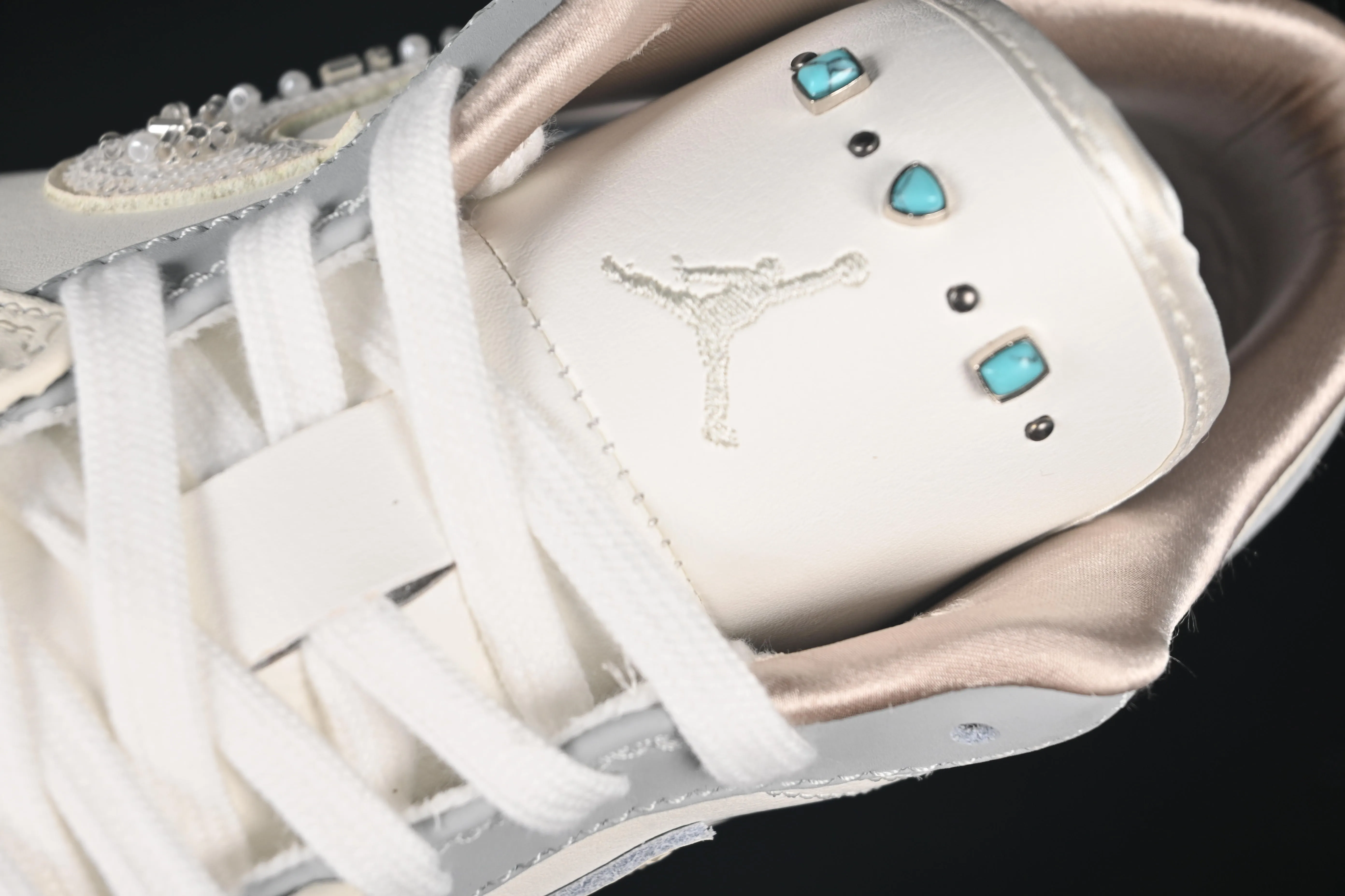 All categories Air Jordan Jordan series basketball shoes Air Jordan 1 Low G version pure original Air Jordan 1 Low AJ1 Joe 1 flash diamond white crack low-top cultural casual sneakers IH7323-100